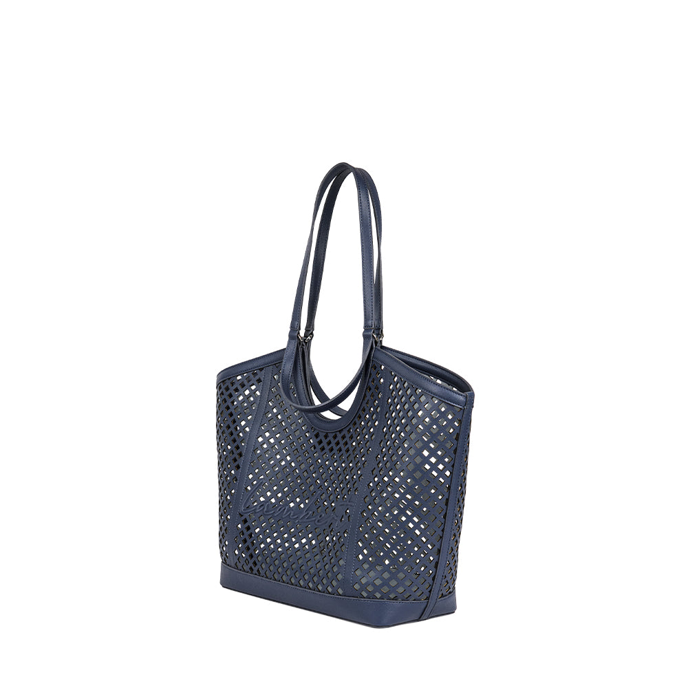 The Solene - Marine Vegan Leather Tote Bag