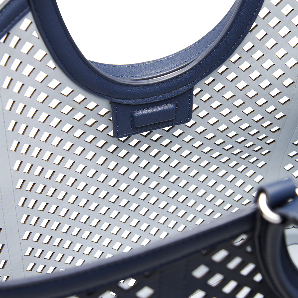 The Solene - Marine Vegan Leather Tote Bag