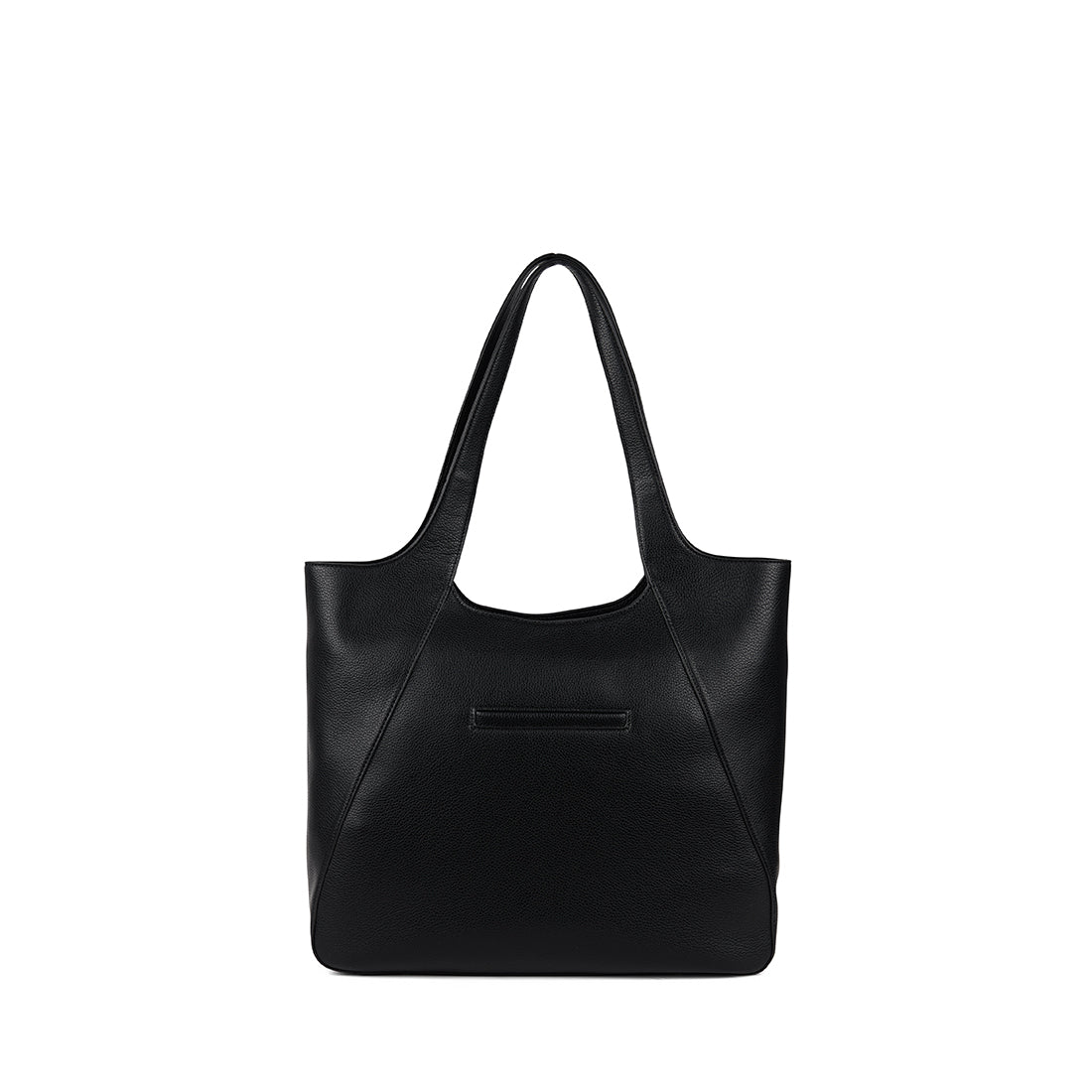 The Stacey – Black Vegan Leather Tote Bag – Lambert Design US LLC