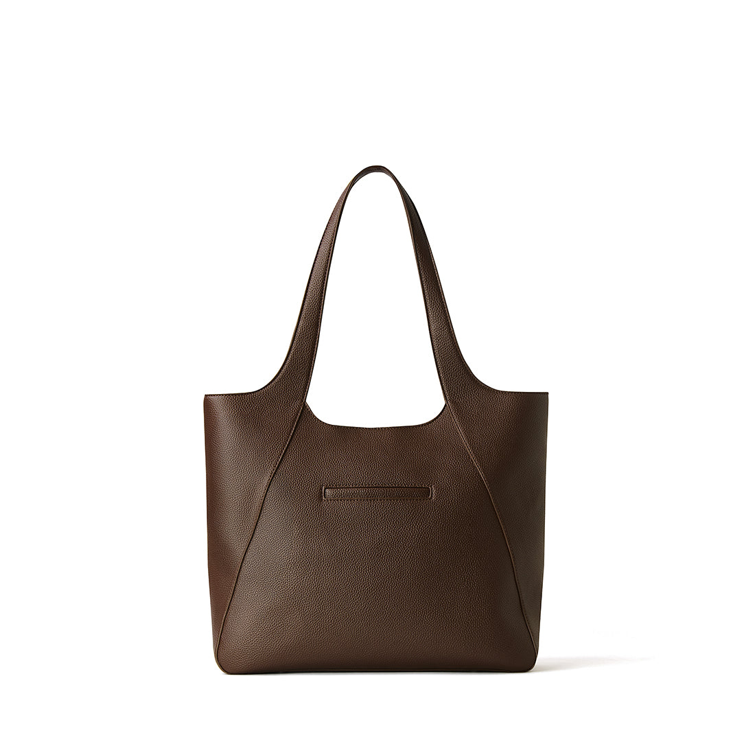 The Stacey – Chocolate Vegan Leather Tote Bag