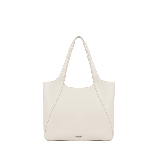 The Stacey – Porcelain Vegan Leather Tote Bag