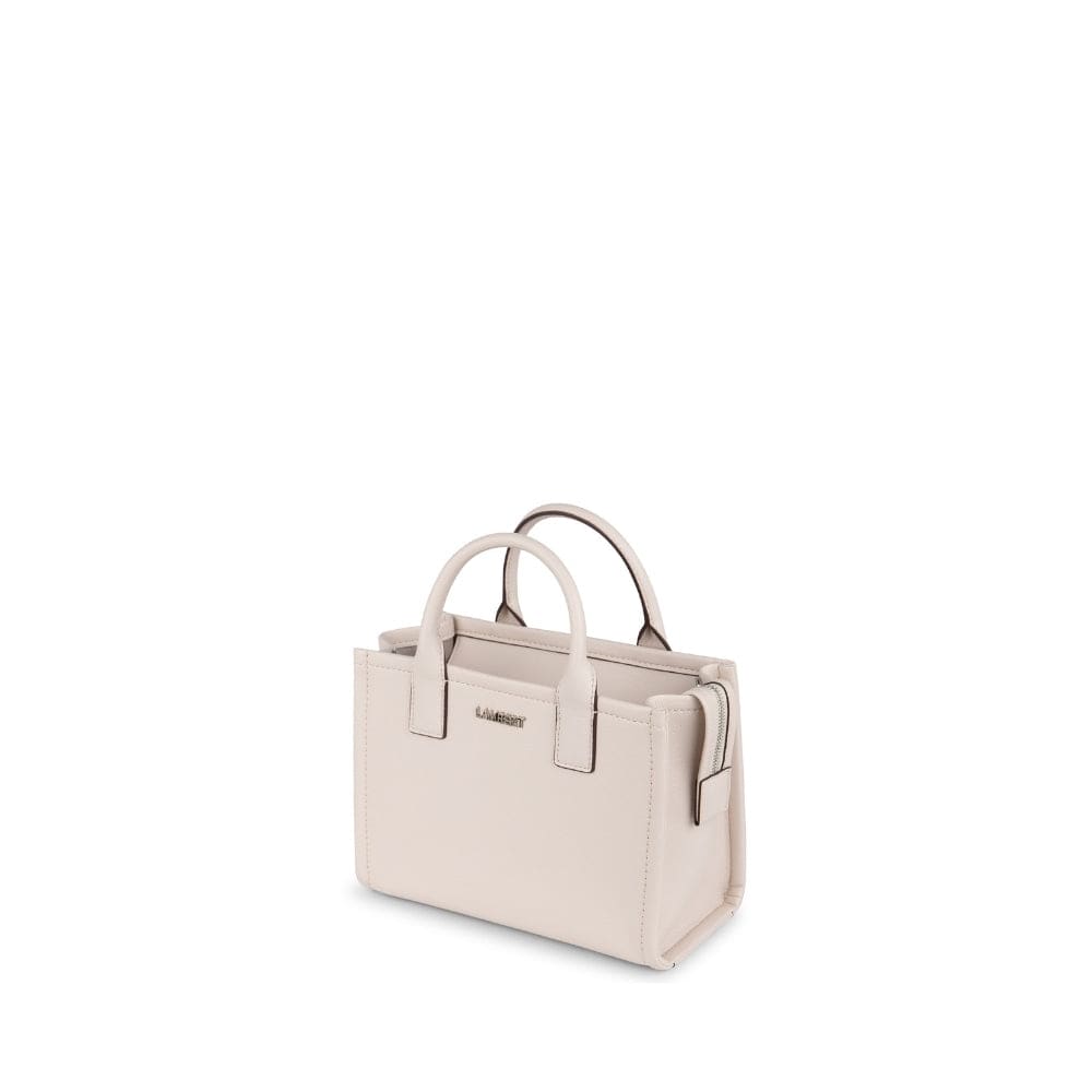 The Tania - Mini Salt Vegan Leather Tote Bag