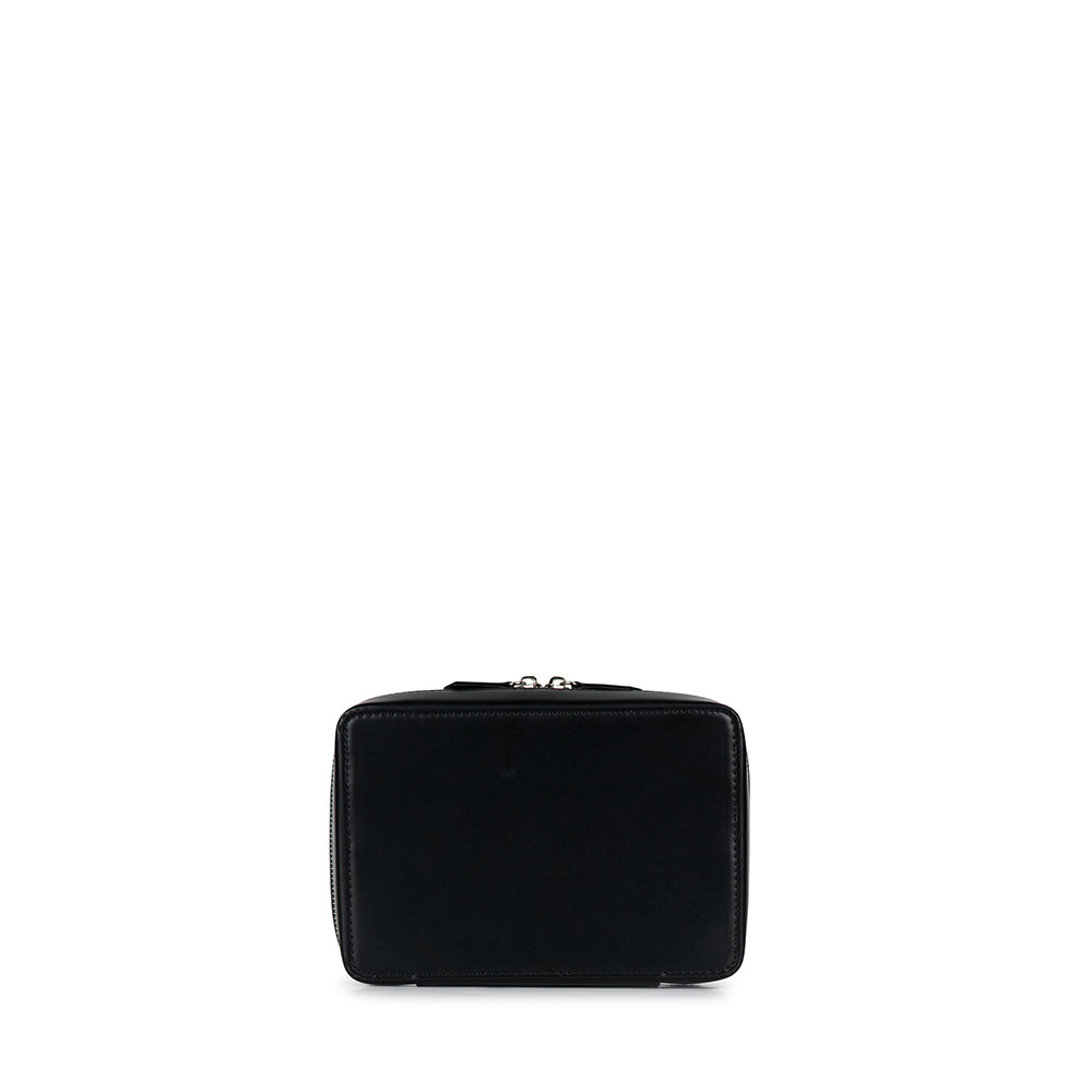 The Tasha - Black Vegan Leather Jewelry case