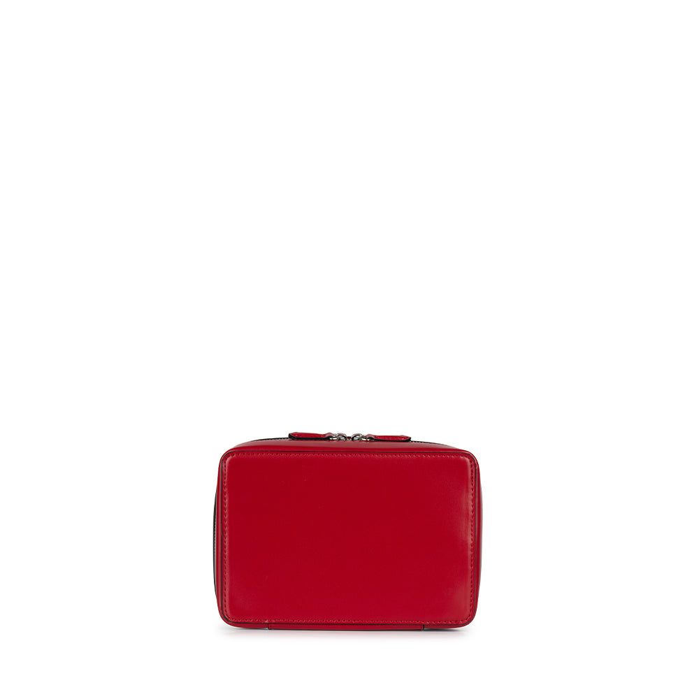 The Tasha - Ruby Vegan Leather Jewelry Pouch