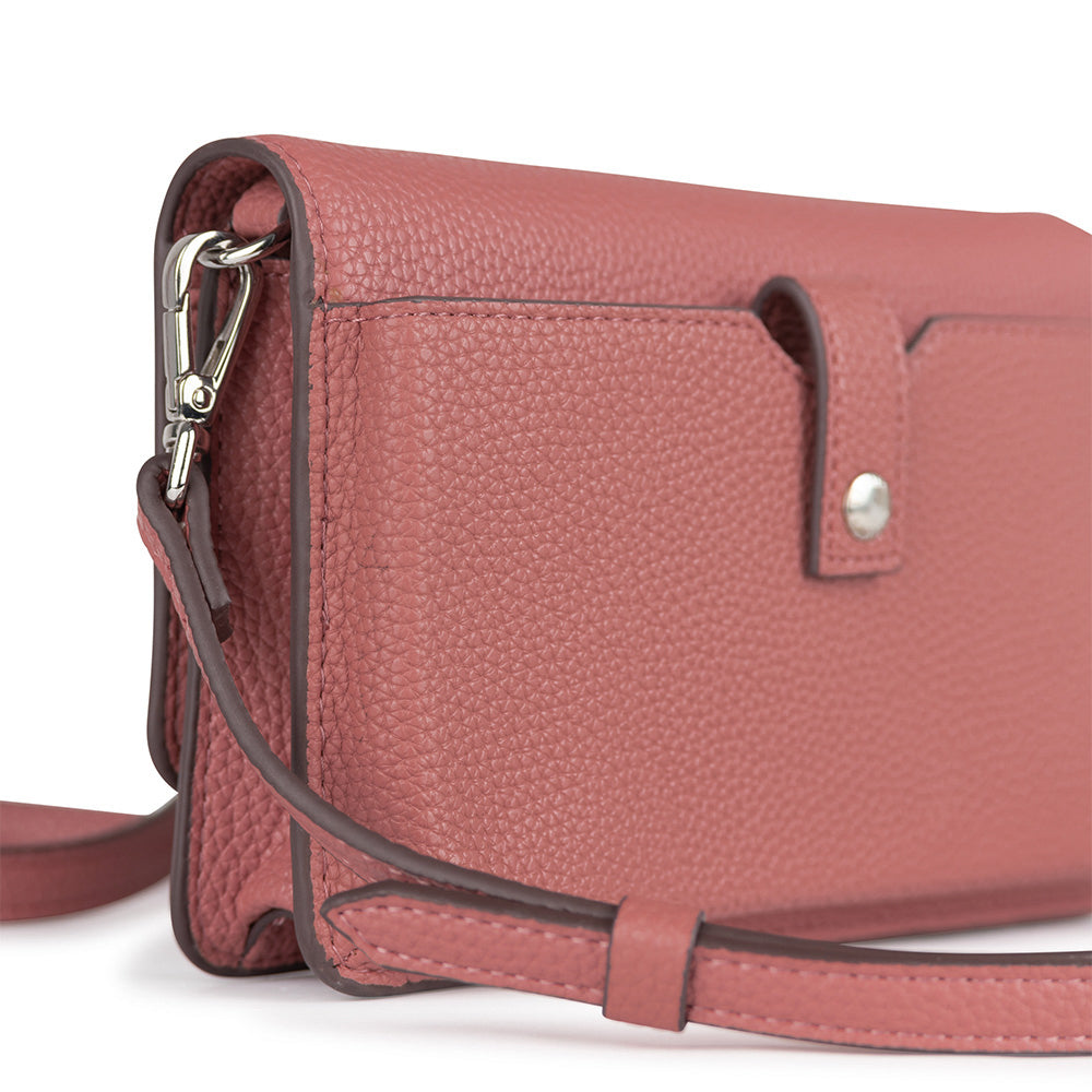 The Tina - Small petal vegan leather handbag