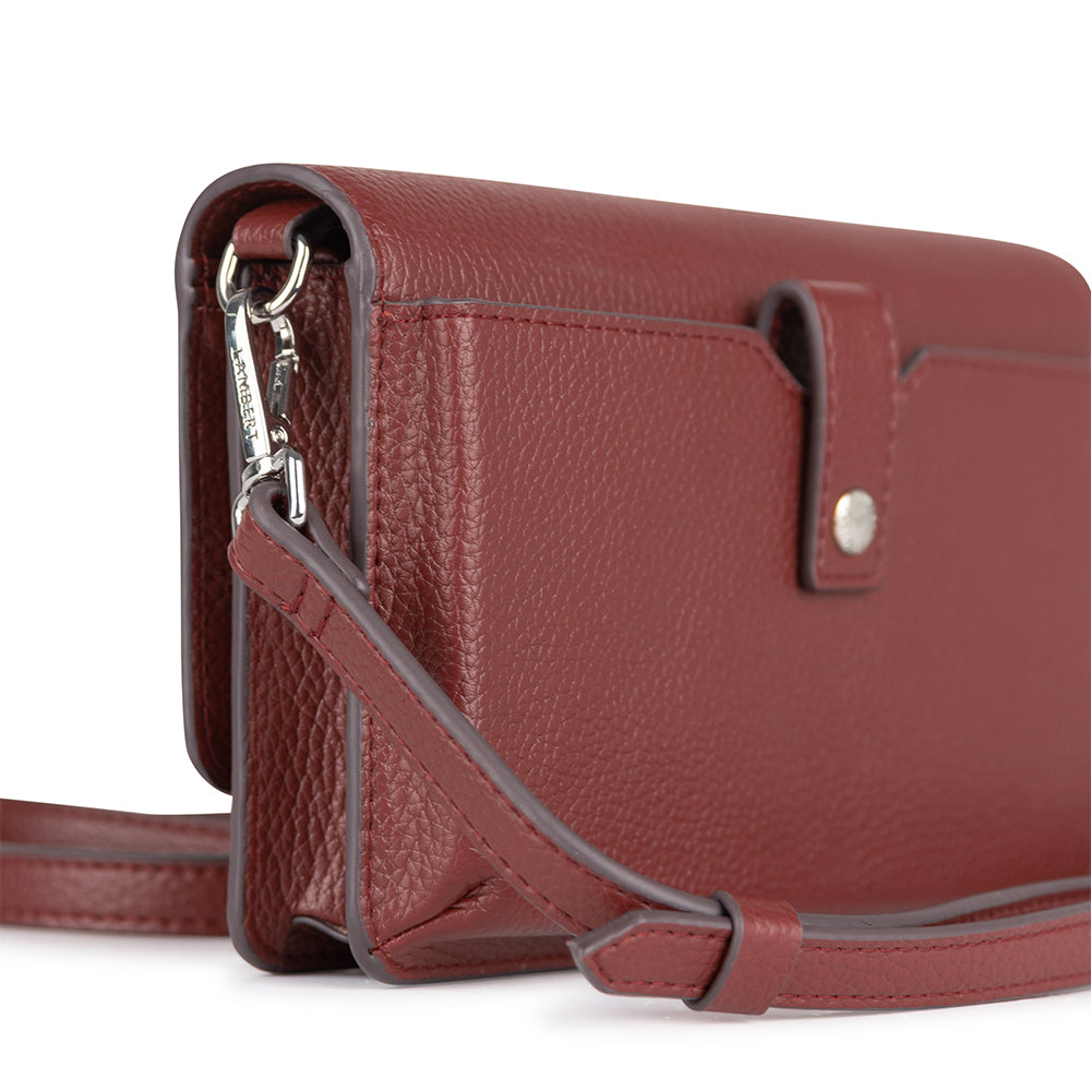 The Tina - Small Rosewood Vegan Leather Handbag