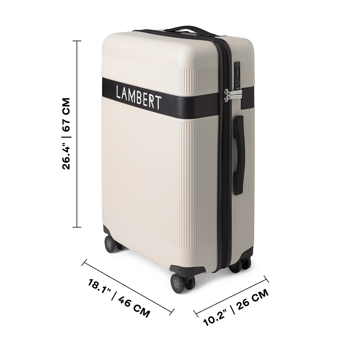 The Tokyo -  Oystermix Medium Check-In Suitcase