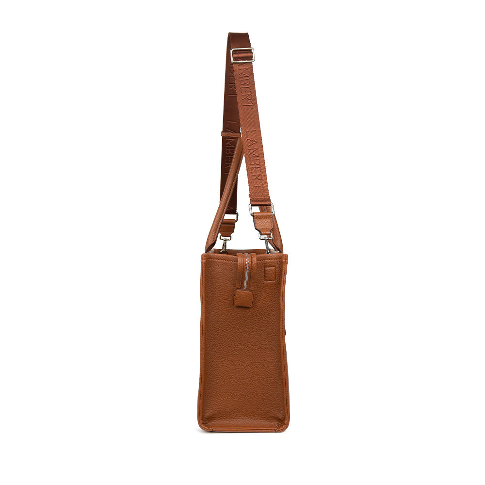 The Valentina - 2-in-1  AffogatoVegan Leather Tote Bag