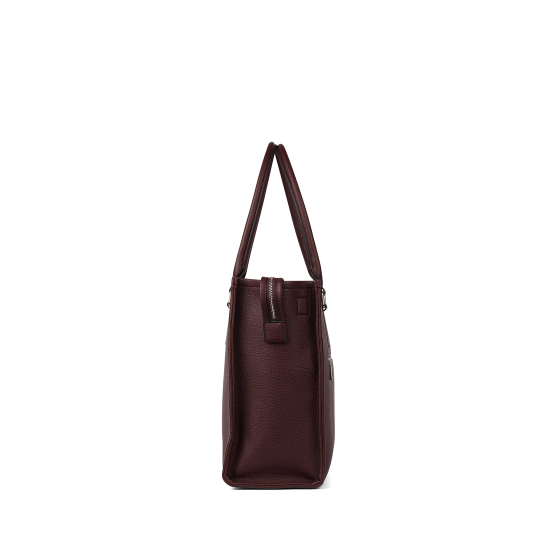 The Valentina - 2-in-1  Mahogany Vegan Leather Tote Bag