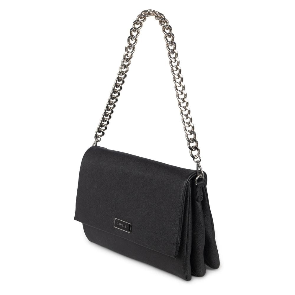 The Valeria - 3-in-1 Black Vegan Leather Handbag