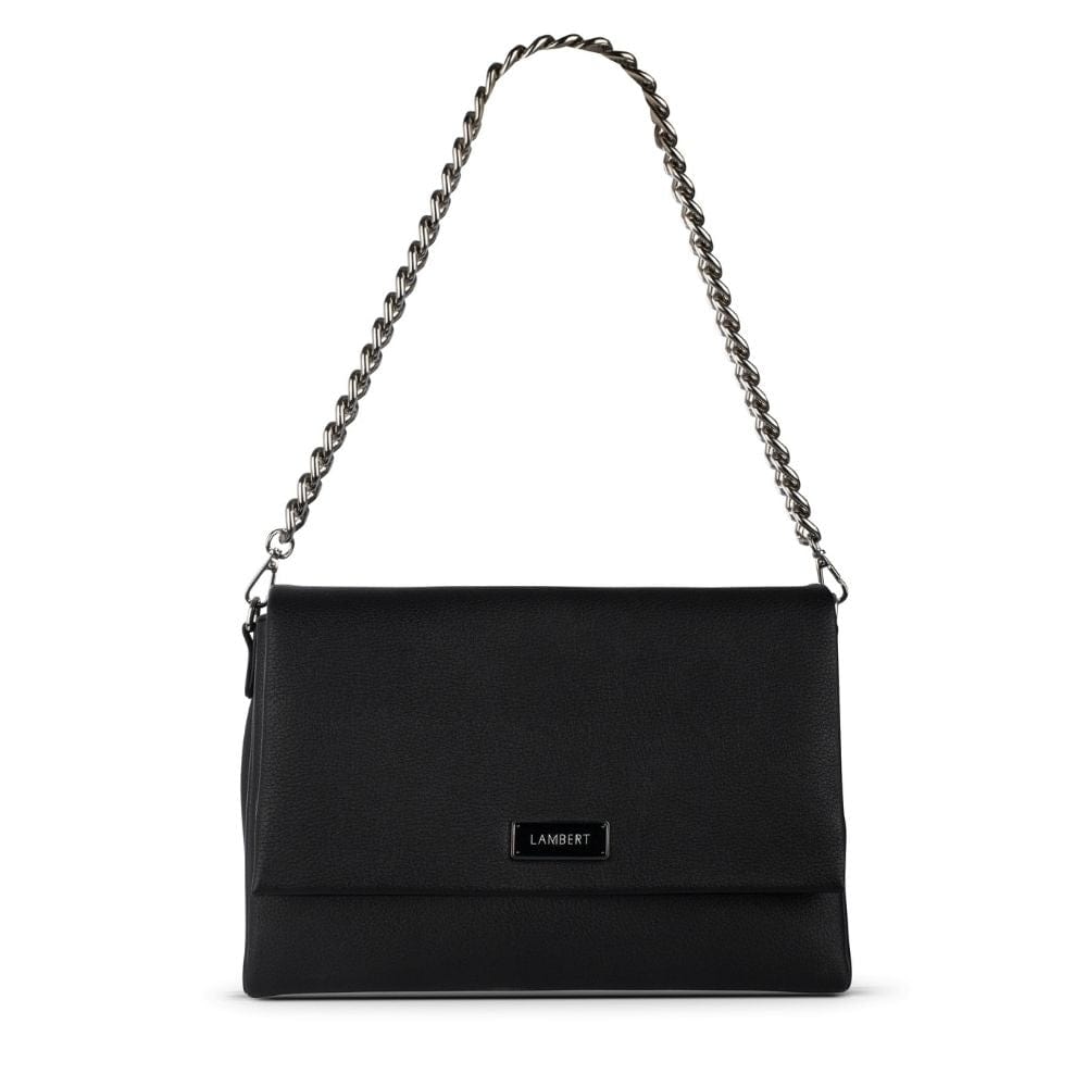 The Valeria - 3-in-1 Black Vegan Leather Handbag