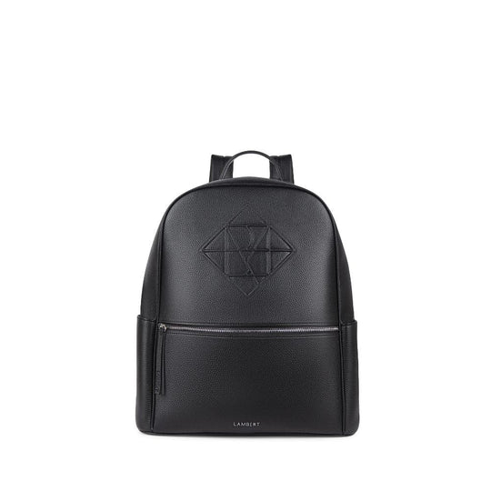The Vicky - Recycled Black Vegan Leather Diaper Bag