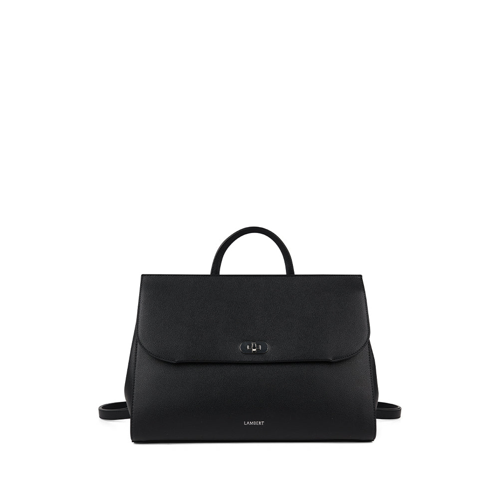 dkny bryant leather backpack The Vivienne – 3-in-1 Black Backpack in Vegan Leather