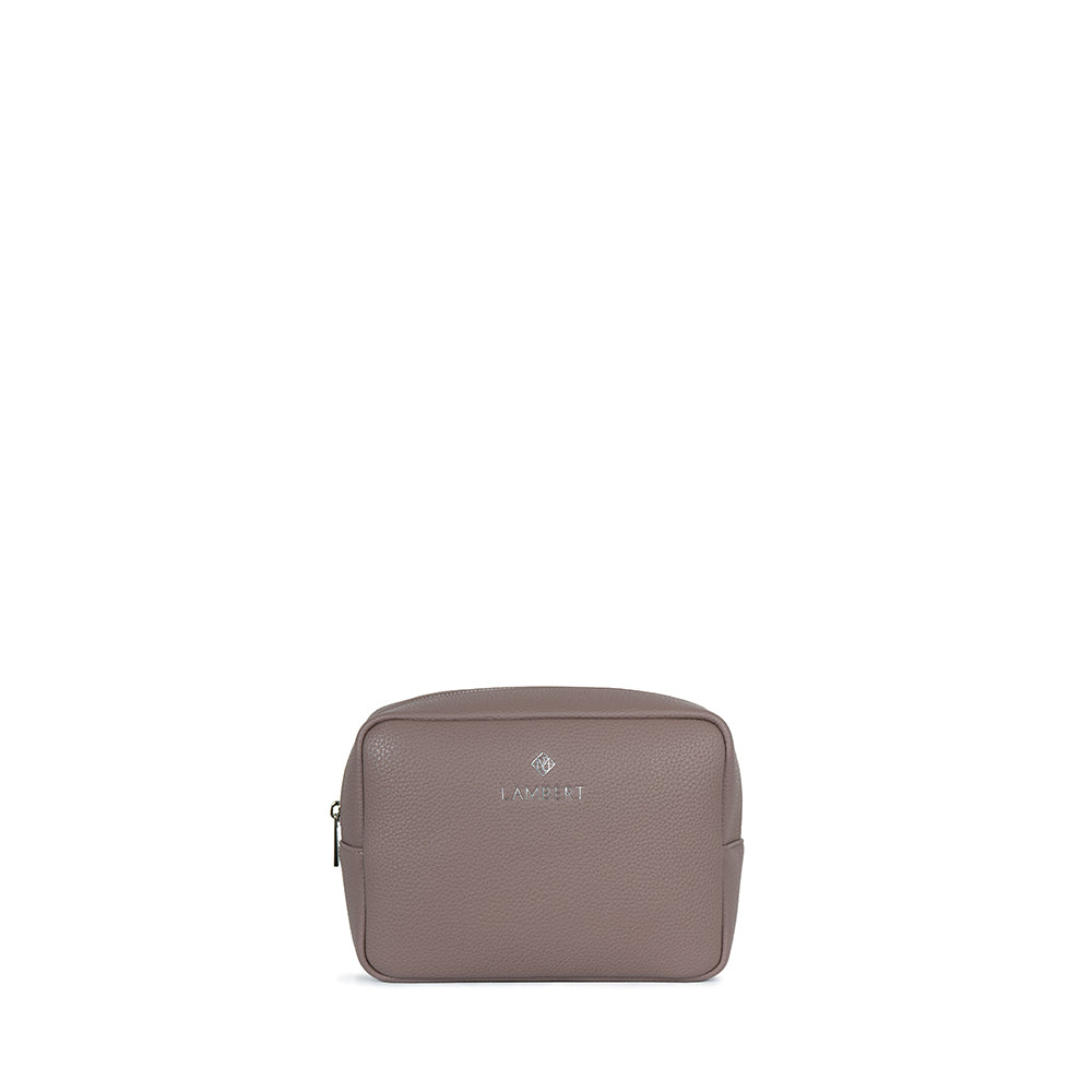 The Zoe - Moon Vegan Leather Toiletry Bag