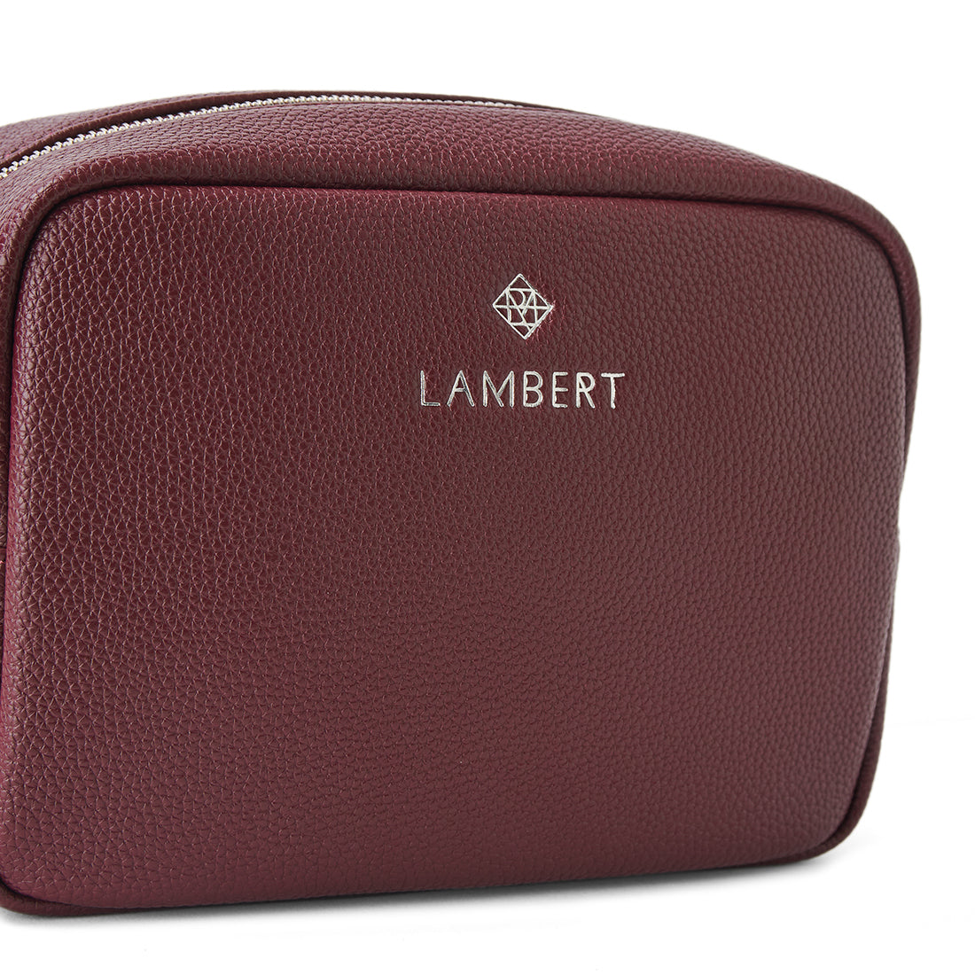 The Zoe - Cassis Vegan Leather Pouch