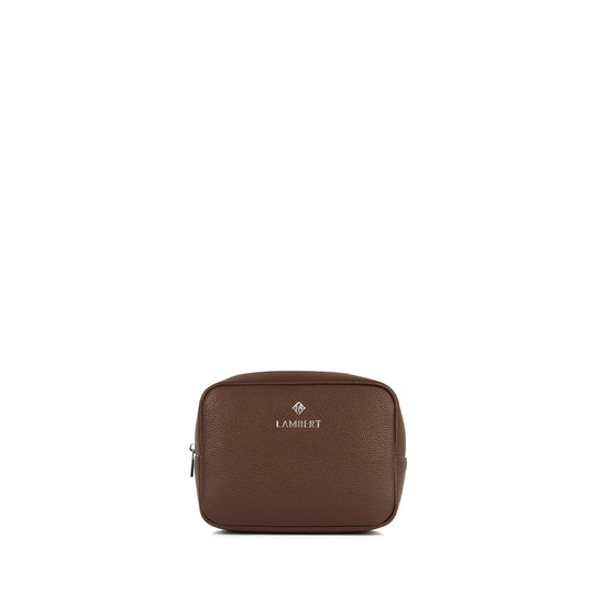 Zoe – Chocolate Recycled Vegan Leather Pouch