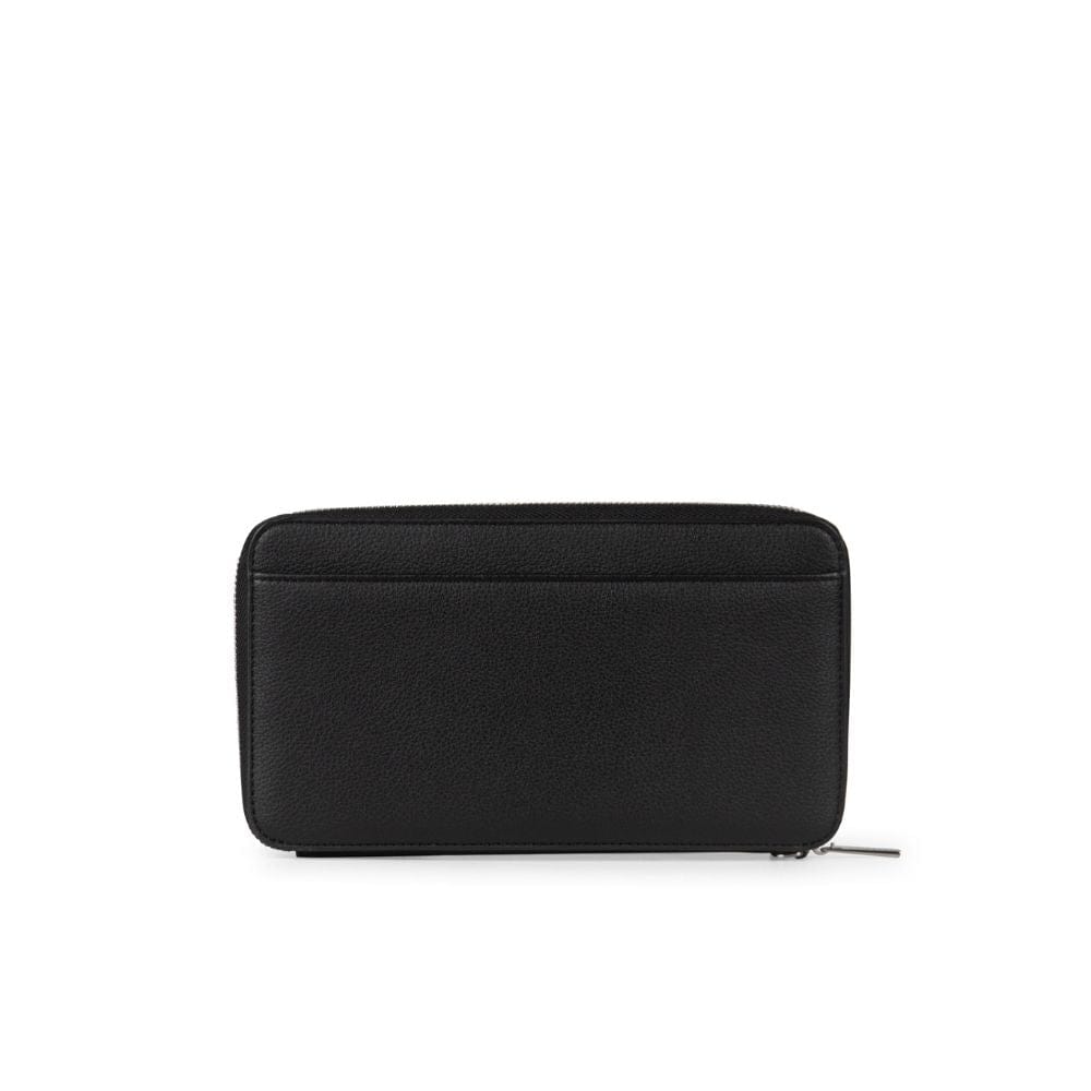 The Ines - Black Vegan Leather Family Passport Holder